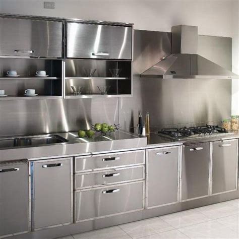 stainless steel kitchen with white cabinets|stainless steel kitchen cabinet manufacturers.